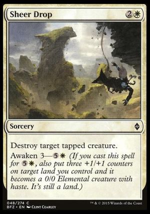 Sheer Drop (Battle for Zendikar)