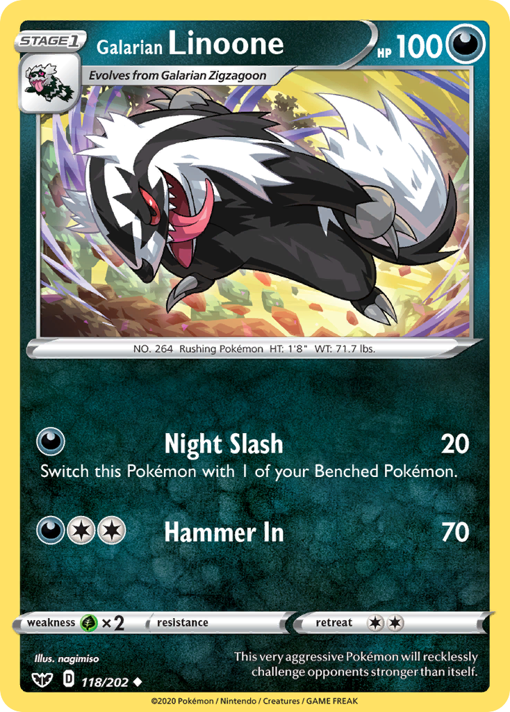 Obstagoon Pokémon Card