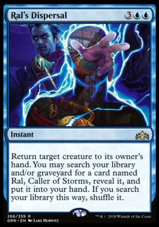 Ral's Dispersal (Guilds of Ravnica) Trading Card