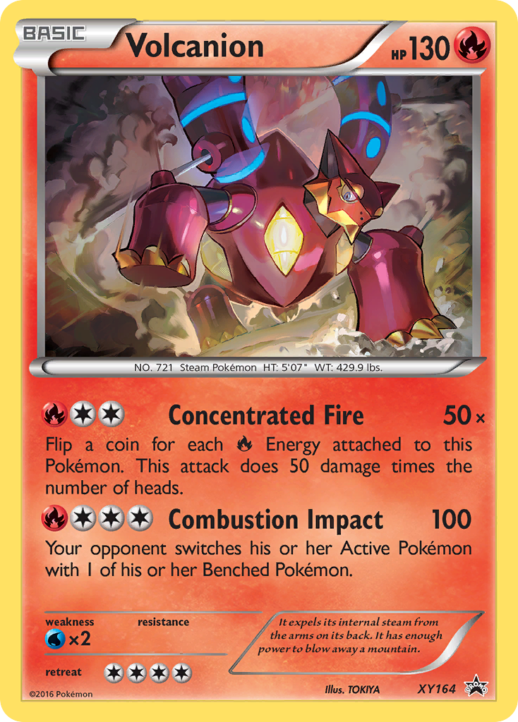 Volcanion (XY164) - XY Black Star Promos Pokémon Card