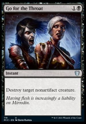 Go for the Throat (Innistrad Midnight Hunt Commander Decks)