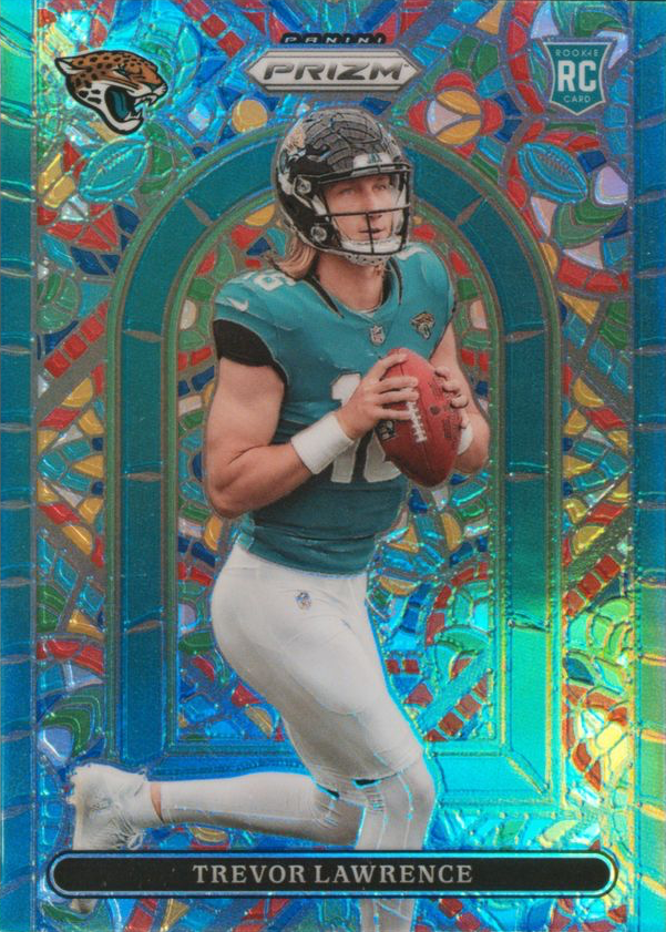 Trevor Lawrence 2021 Panini Prizm - Stained Glass Football #SG-1 Sports Card