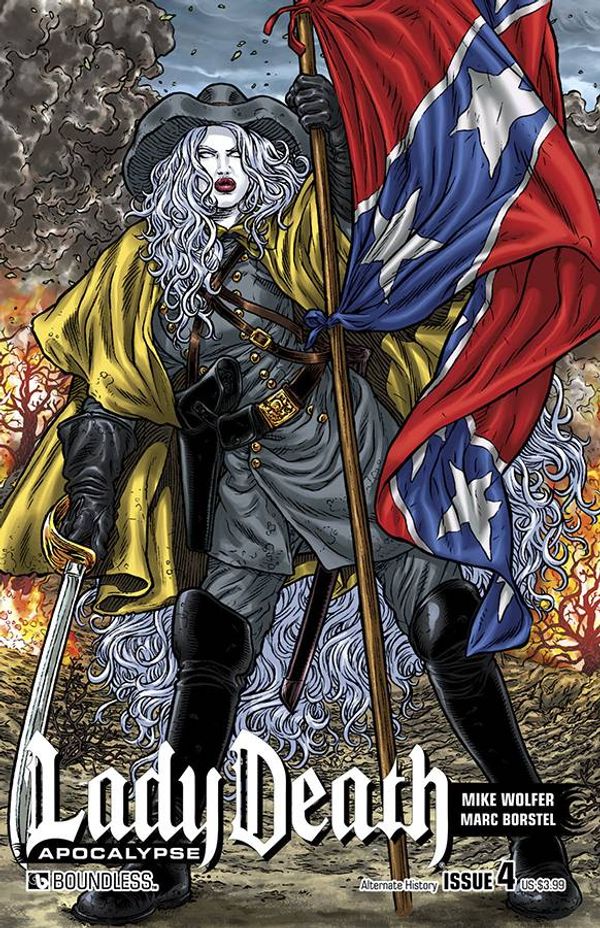 Lady Death: Apocalypse #4 (Alternate History Cover)
