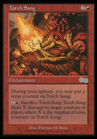 Torch Song (Urza's Saga) Trading Card