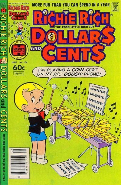 Richie Rich Dollars and Cents #108 Comic