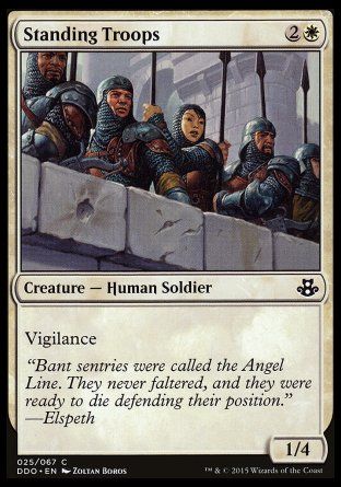 Standing Troops (Elspeth vs. Kiora) Trading Card