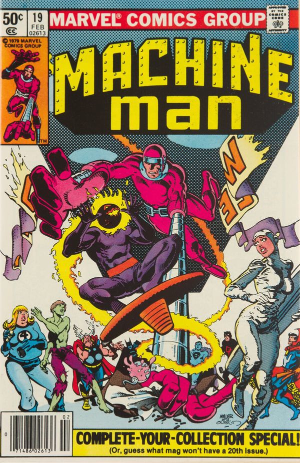Machine Man #19 (Newsstand Edition)