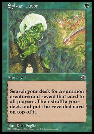 Sylvan Tutor (Portal) Trading Card