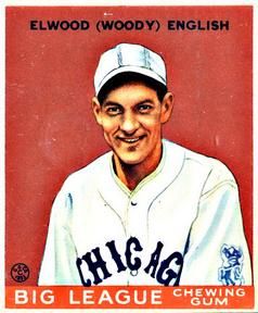 Woody English 1933 Goudey (R319) #135 Sports Card