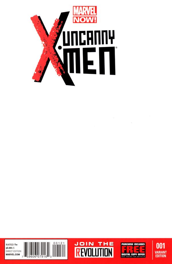 Uncanny X-men #1 (Blank Cover)