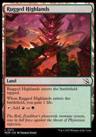 Rugged Highlands (March of the Machine) Trading Card