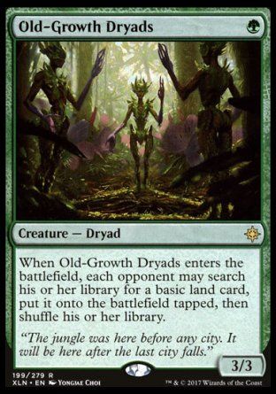 Old-Growth Dryads (Ixalan) Trading Card