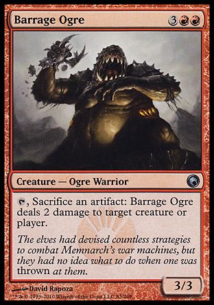 Barrage Ogre (Scars of Mirrodin) Trading Card