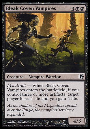 Bleak Coven Vampires (Scars of Mirrodin) Trading Card