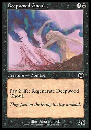 Deepwood Ghoul (Mercadian Masques) Trading Card