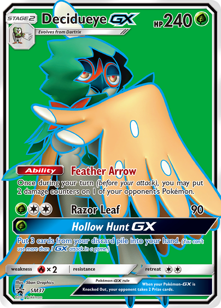 Decidueye GX (SM37) - SM Black Star Promos Pokémon Card