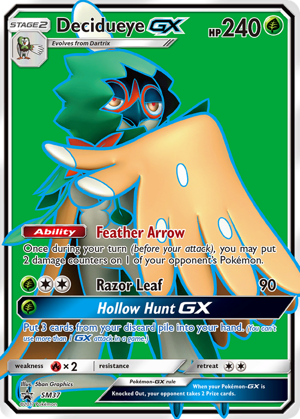 Decidueye GX (SM37) - SM Black Star Promos