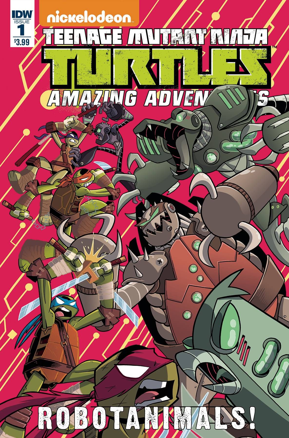 Teenage Mutant Ninja Turtles: Amazing Adventures - Robotanimals #1 Comic