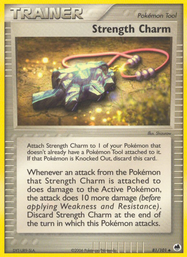 Strength Charm (Trainer: Pokémon Tool) (81/101) - Dragon Frontiers Pokémon Card