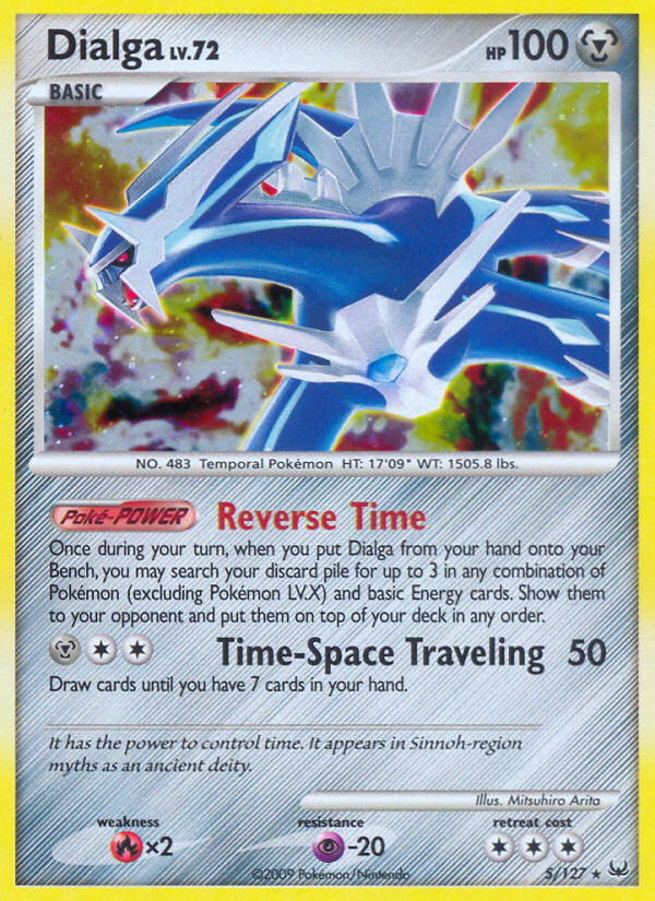 Dialga (5/127) - Platinum Pokémon Card