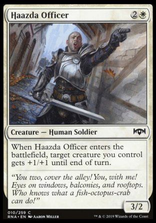 Haazda Officer (Ravnica Allegiance) Trading Card