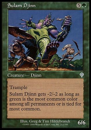 Sulam Djinn (Invasion) Trading Card