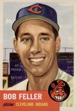 Bob Feller 1953 Topps #54 Sports Card
