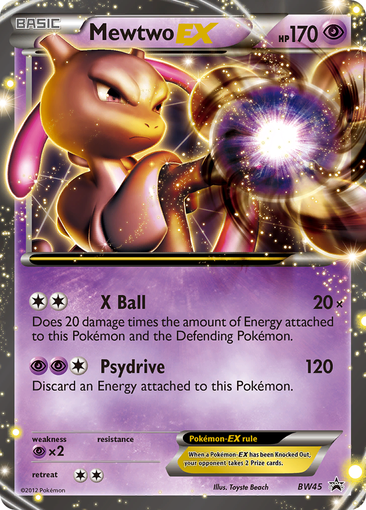 Mewtwo EX (BW45) - BW Black Star Promos Pokémon Card