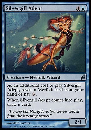 Silvergill Adept (Lorwyn) Trading Card