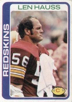Len Hauss 1978 Topps #51 Sports Card