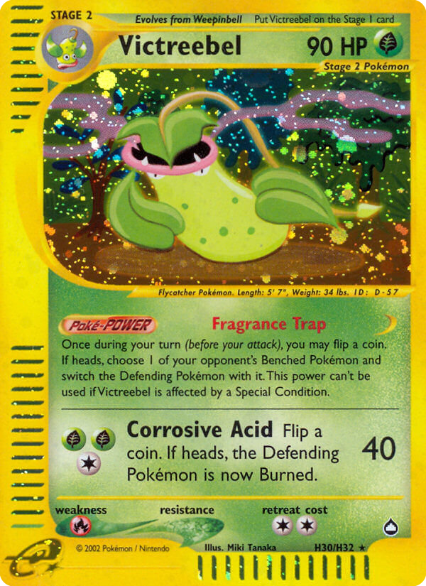 Victreebel (H30) - Aquapolis Pokémon Card