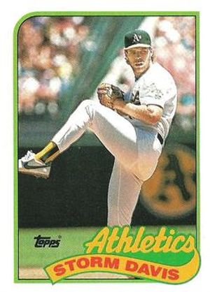 Storm Davis 1989 Topps #701
