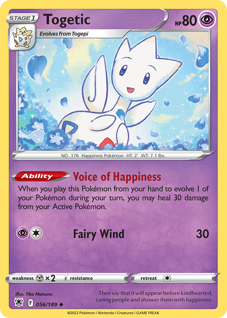 Togetic (56/189) - Astral Radiance Pokémon Card