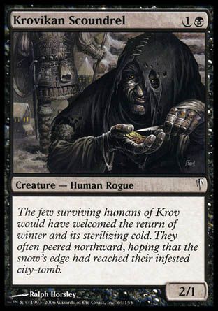 Krovikan Scoundrel (Coldsnap) Trading Card