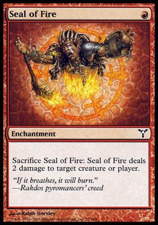 Seal of Fire (Dissension) Trading Card