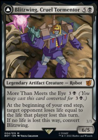 Blitzwing, Cruel Tormentor (Transformers) Trading Card