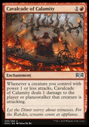 Cavalcade of Calamity (Ravnica Allegiance) Trading Card