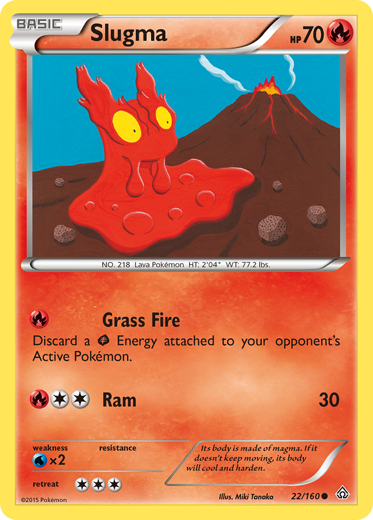 Slugma (22/160) - Primal Clash Pokémon Card