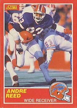 Andre Reed 1989 Score #152 Sports Card