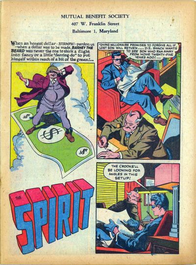 Spirit Section #2/18/1945 Comic
