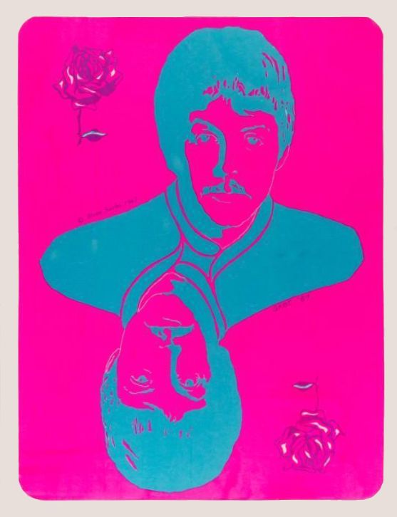 Paul McCartney Headshop Poster 1967 Concert Poster