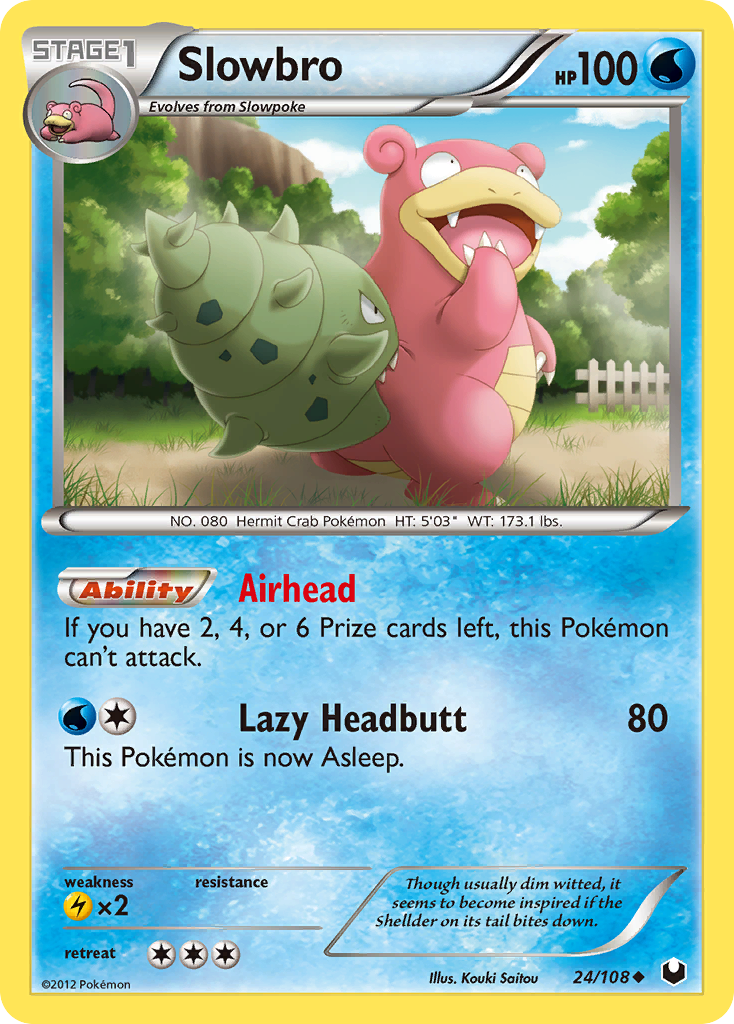 Slowbro (24/108) - Dark Explorers Pokémon Card