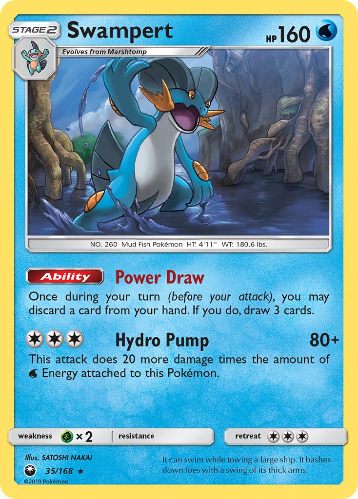 Swampert (35/168) - Celestial Storm Pokémon Card