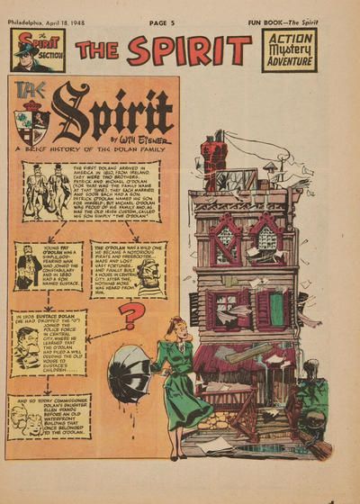 Spirit Section #4/18/1948 Comic