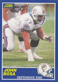John Bosa 1989 Score #44 Sports Card