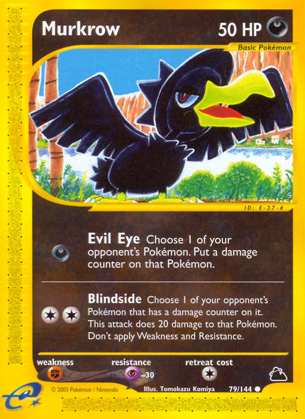 Murkrow (79/144) - Skyridge Pokémon Card