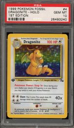 Dragonite (4/62) - Fossil (1st Edition)