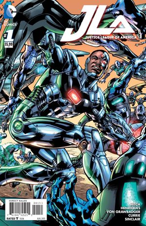 Justice League Of America #1 (Cyborg Variant Cover)