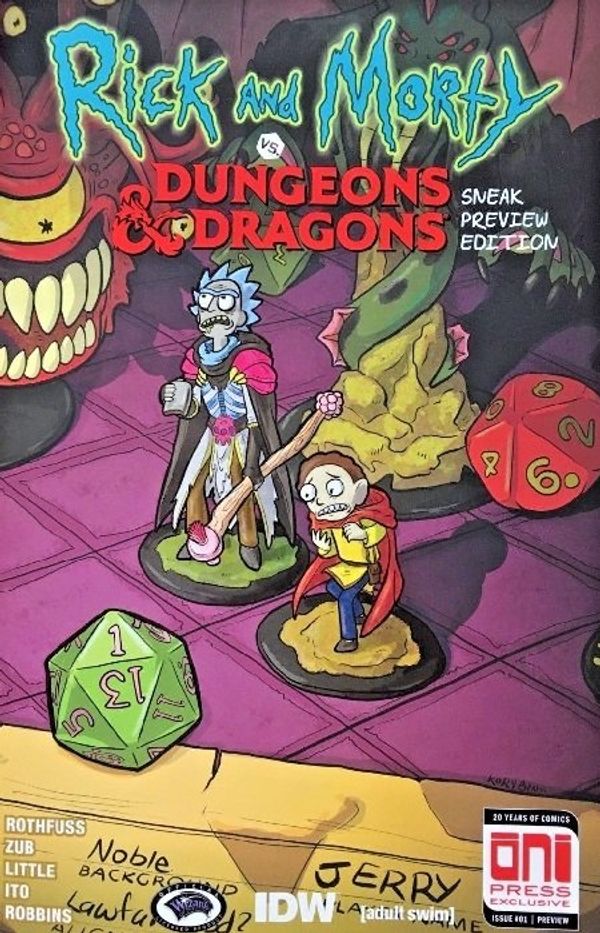 Rick and Morty Vs. Dungeons and Dragons #1 (Sneak Preview Edition)