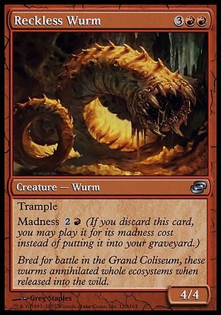 Reckless Wurm (Planar Chaos) Trading Card